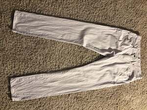 johnnie-O Chuck Modern Fit Pants Size 32x34 White Five-Pocket